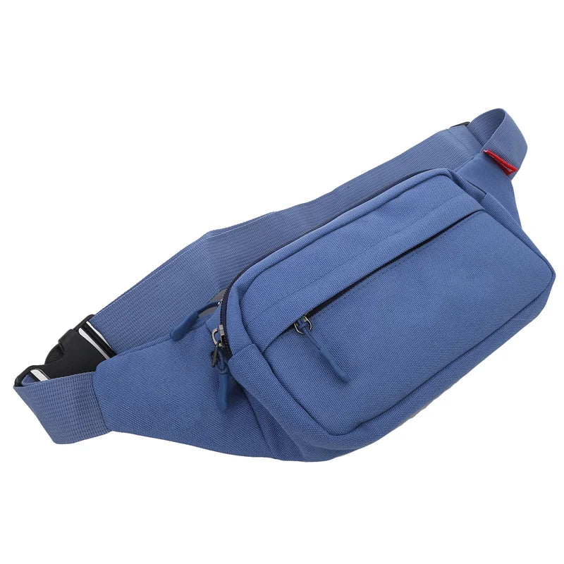 Men Waist Bag Pack Purse Casual Large Phone Belt Bag Pouch Women's Canvas Travel Phone Bag Fanny Banana Bag Hip 3 Pockets