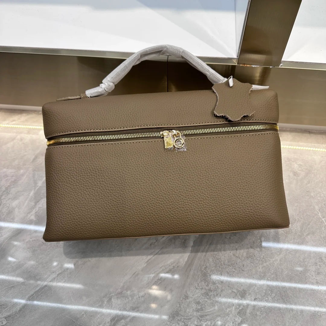 MENDY Women's Bag Handbag Shoulder Bag Crossbody Bags Lunch Box Luxury Designer Genuine Leather LP27 Large Cross Hand-held Cluth