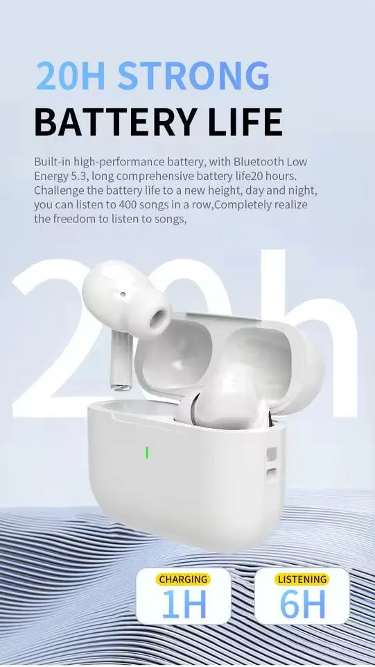 Pro 5 Wireless Bluetooth Earphones Headphones ANC Noise Reduction Earbuds HiFi Sound Low Latency for IPhone Android