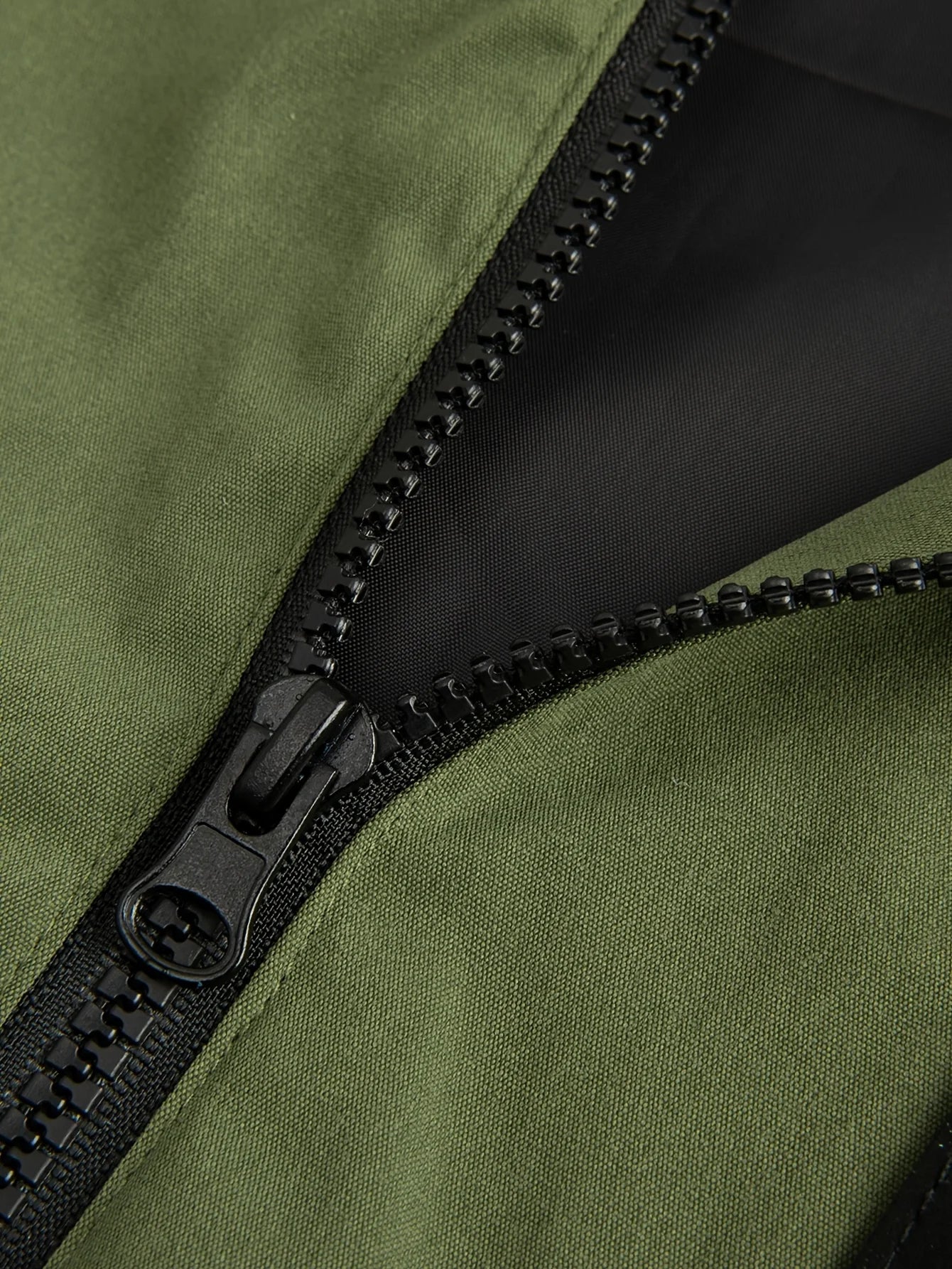 Men's Fashion Casual Jacket with Hood and Drawstring, Solid Color, Suitable for Spring and Autumn Casual Attire