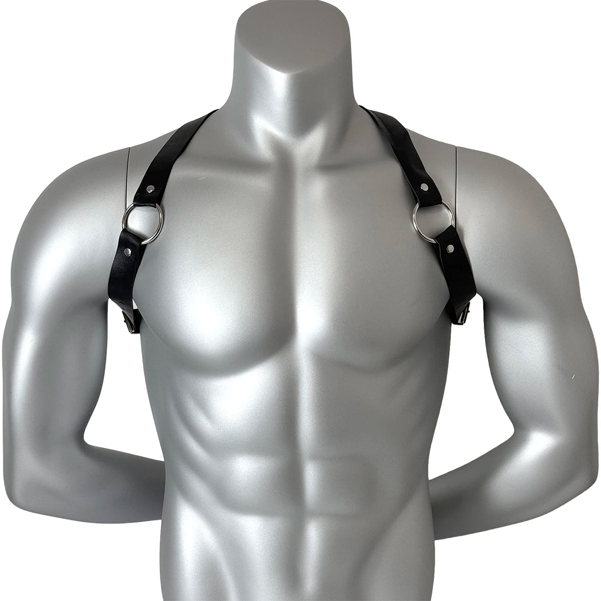 Men PU Leather Chest Harness Fashion Retro Body Belt Chest Accessories Straps Punk Rave Exotic Clothing Decorative Belt