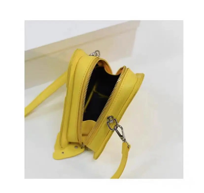 Cartoon Yellow Cheese Shape Handbag Shoulder Bag Fashion Women Party Cosplay Bag