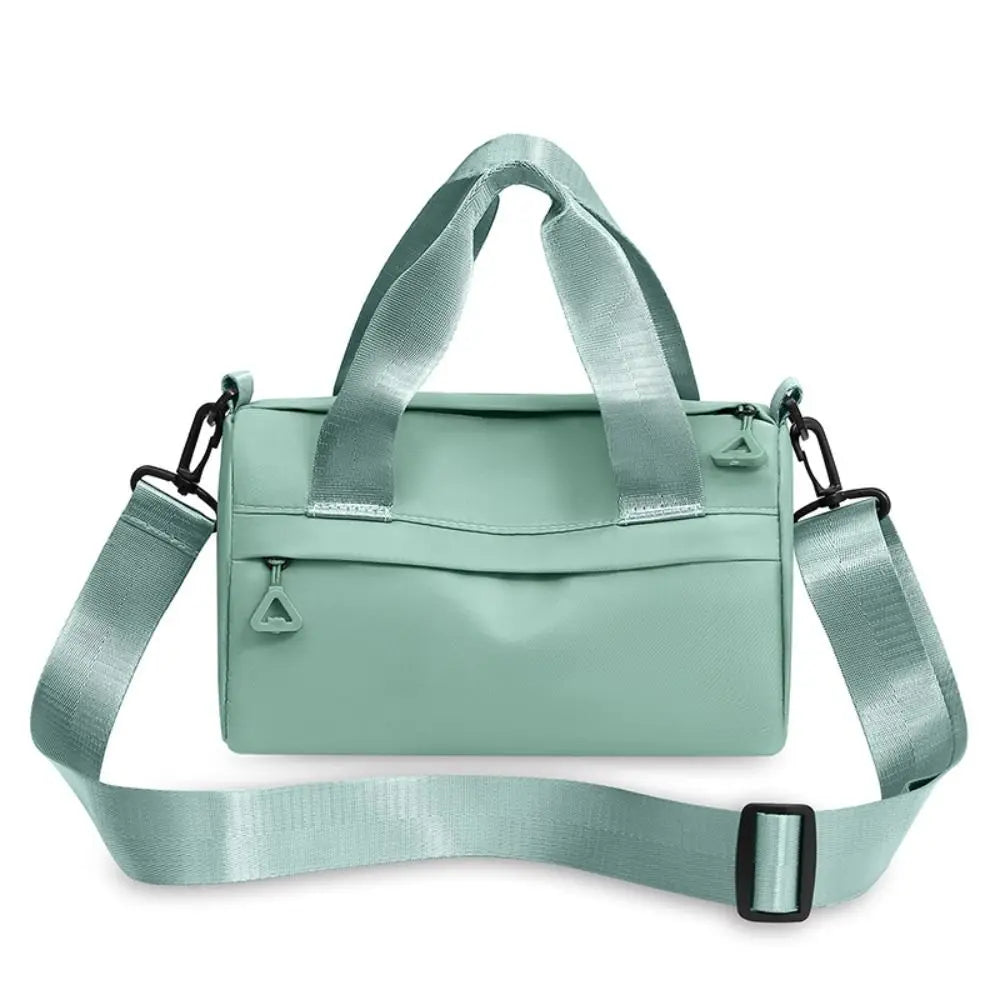 Multi-Purpose 2 in 1 Shoulder Bag Gift Oxford Cloth Solid Color Multi-Zipper Cloth Bag Portable Crossbody