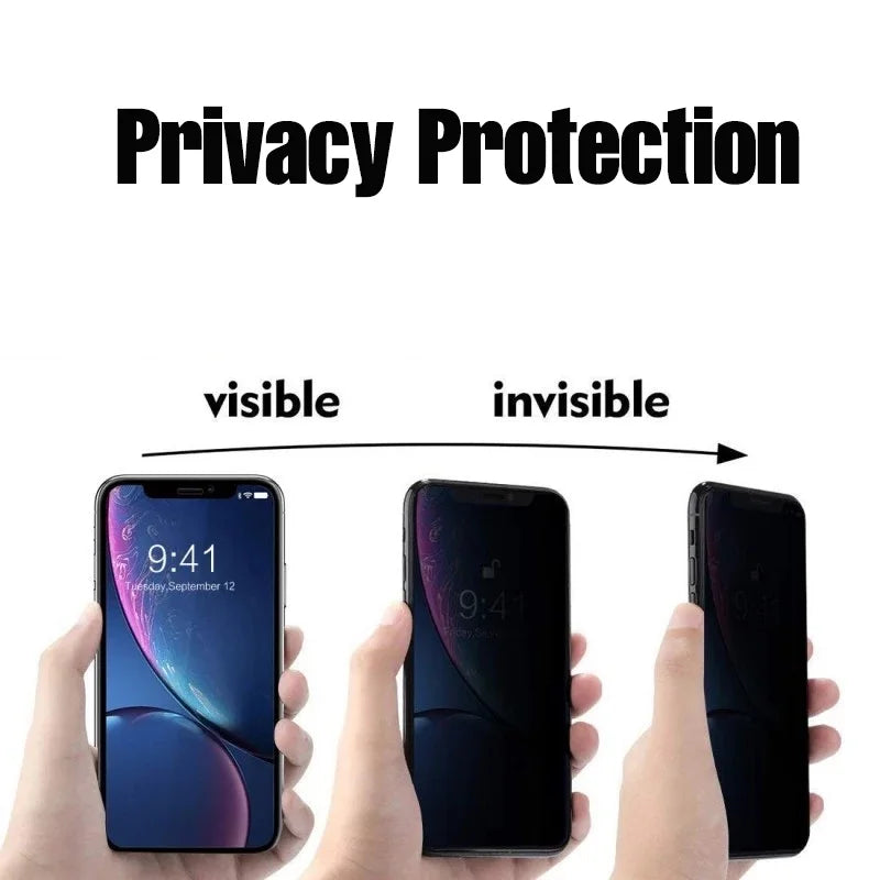 3Pcs Anti-Spy Hydrogel Film iPhone 17 16 15 14 13 12 11 Pro Max Privacy Screen Protectors Protective Film 14 Plus Not Glass 16E