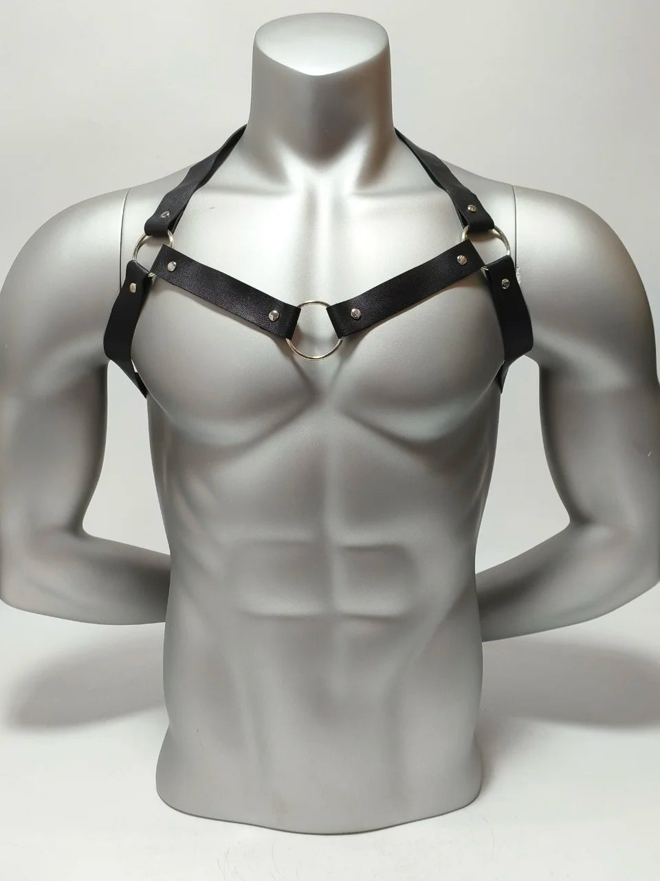 Mens Belt PU Leather Harness Adjustable Chest Body Belt Punk Gothic Sexy Alternative Fashion Male for Party Daily Wear Hot Sale
