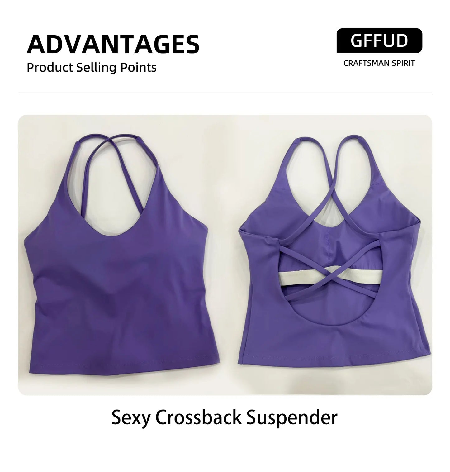 New Arrival Gym Clothes Popular Butt Lifting Leggings Crisscross Padded Yoga Tank Top Buttery Soft 2 Piece Woman Sports Sets