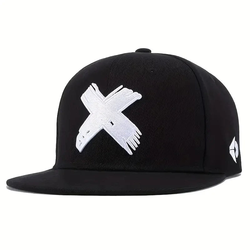 Unisex X Letter Embroidery Hip-hop Hats Spring And Autumn Outdoor Adjustable Sports Casual Baseball Caps Sunscreen Hat
