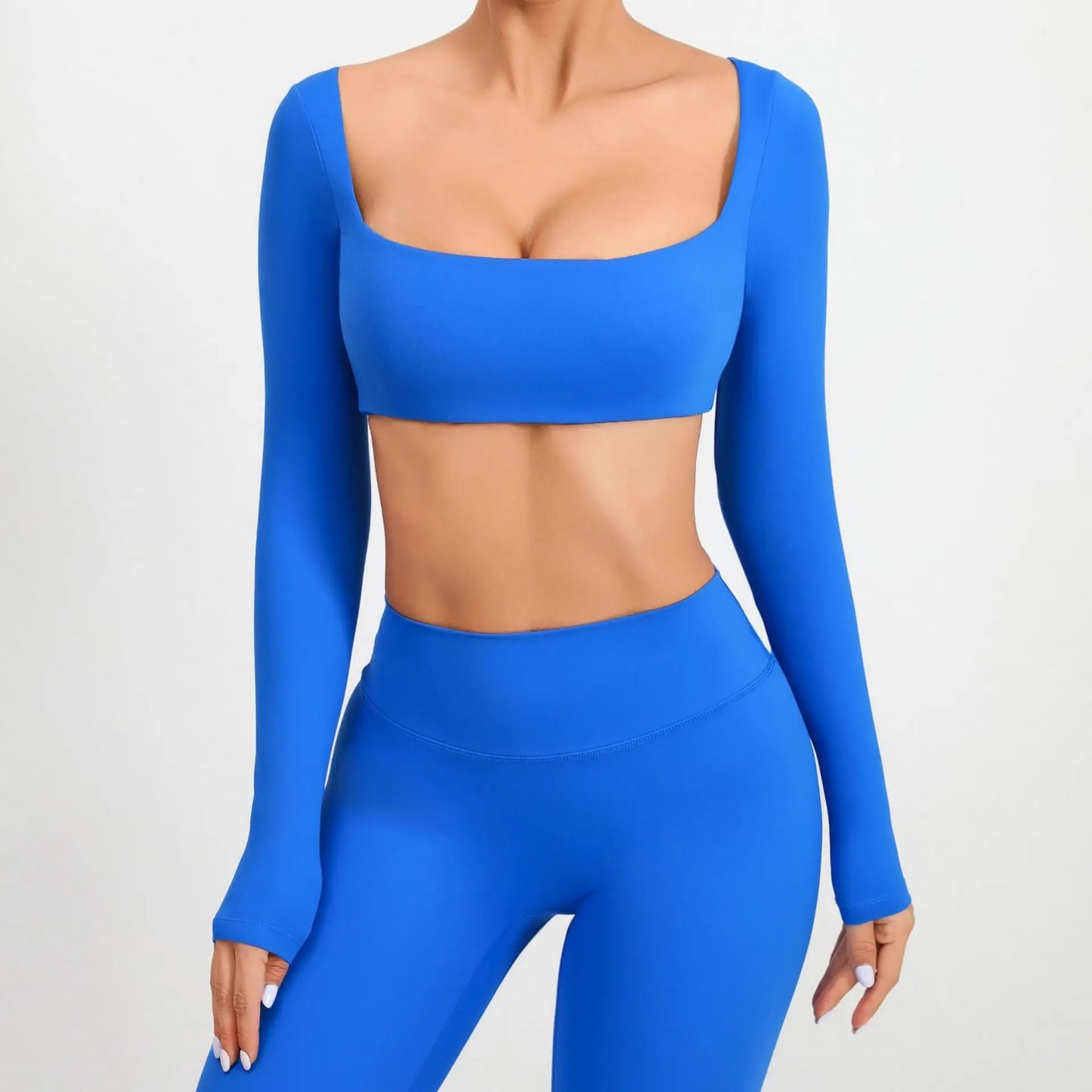 Sexy Fitness Long Sleeve Yoga Clothes Backless Gym Top Women Breathable Sports Crop Yop Shirts Quick Dry Sportswear Women Top