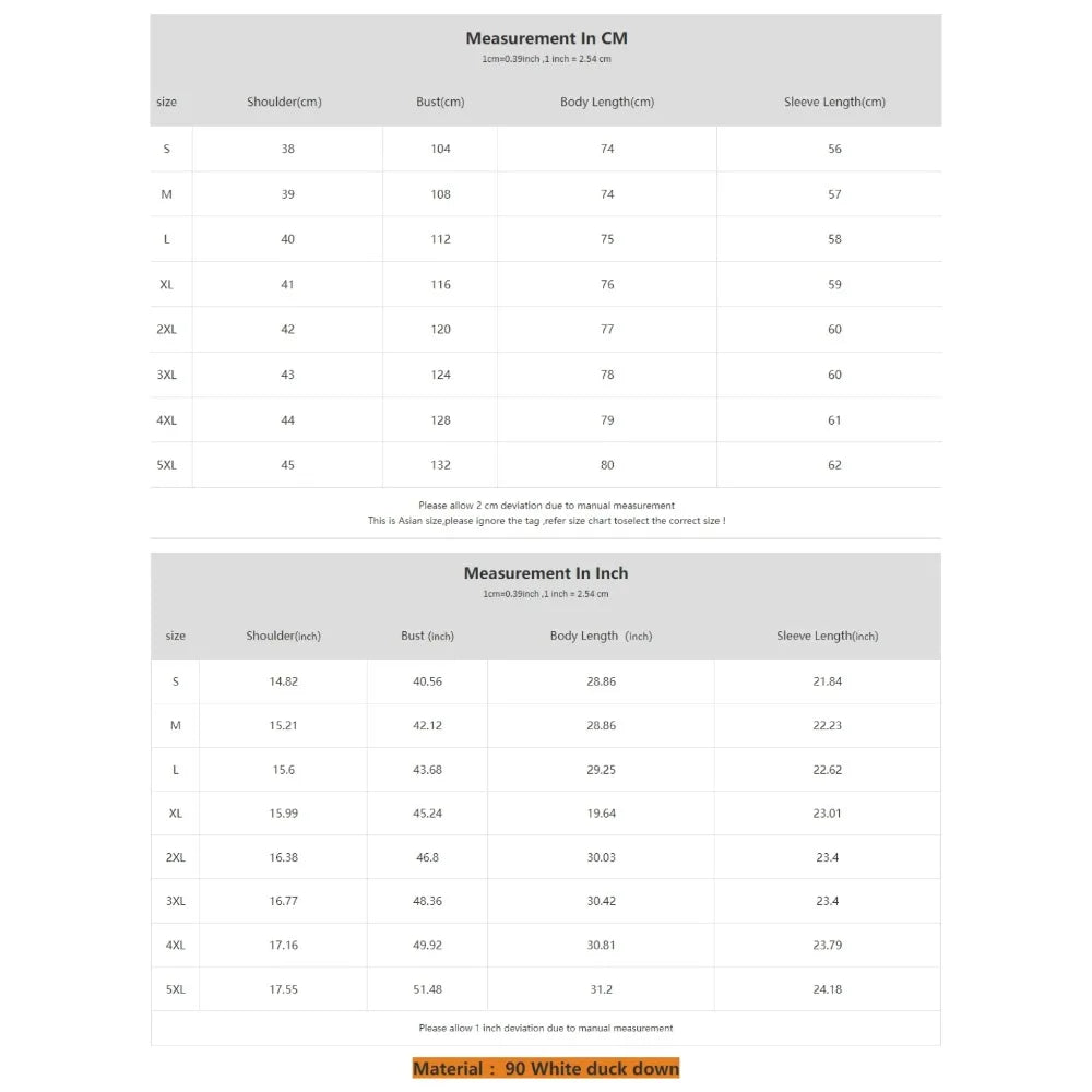 New  Autumn Winter Down Jacket Women Classic Mid-Length Warm Korean Style Loose 90 White Duck Down Jacket Stand Collar Coat