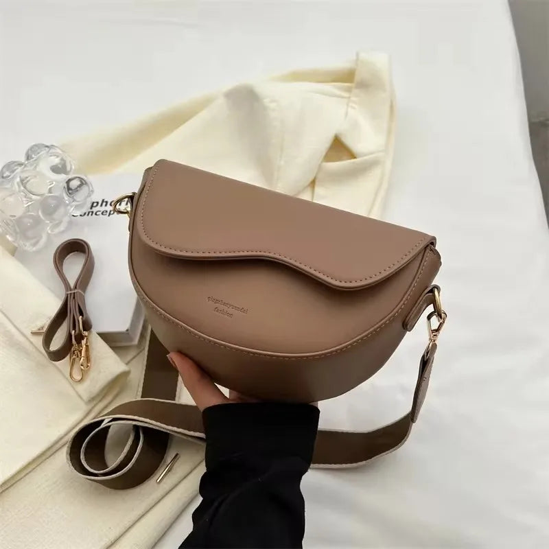Casual Women Handbag Soft Leather Shoulder Crossbody Bags for Women New Fashion Print Ladies Messenger Tote Bag Sac A Main