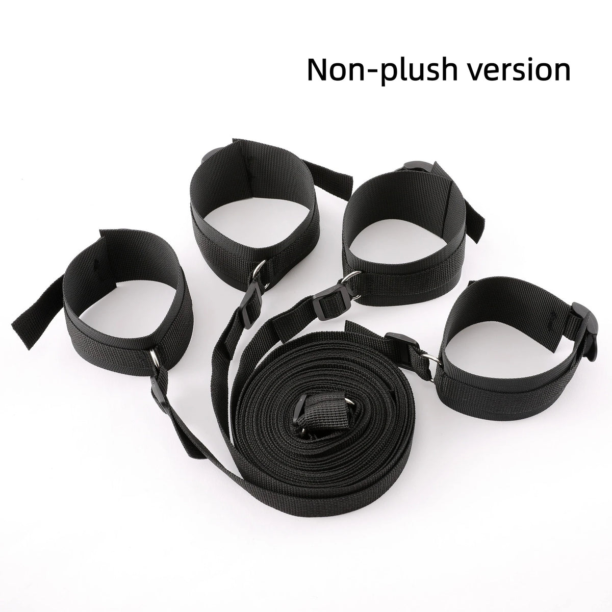 Bed B*ndage Restraint Set Adjustable Wrist Ankle Cuffs Comfortable Couples Handcuffs Adult S*x SM Game Lover Intimate Play Kit