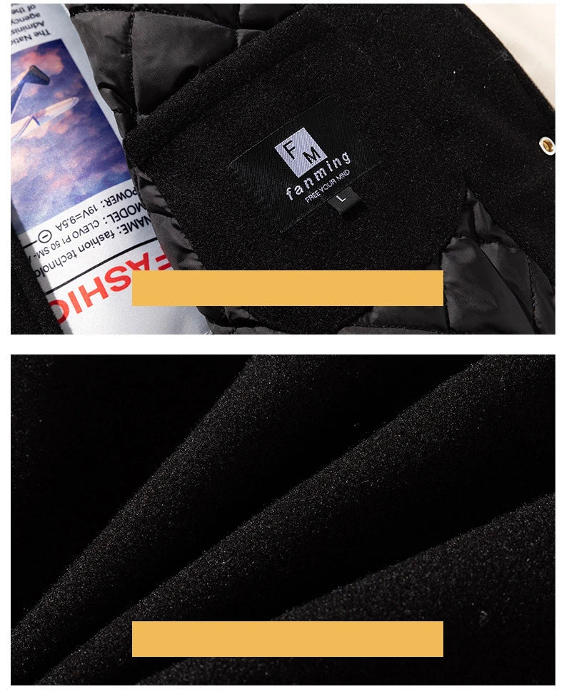 Herrenjacke Baseballuniform Herren Loose Embroidery Tide Brand Mäntel Frühling Herbst Casual College Wear Amerikanische Modekleidung