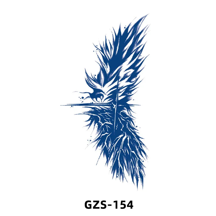 New Herbal Juice Tattoo Cute Flower Small Fresh Flower Semi Permanent Ins Temporary Tattoos Sticker size: 70*120mm