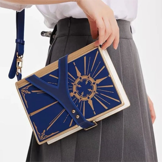 Cartoon Studded Anime Shoulder Bag Women Book Horizontal Large Capacity Crossbody Bag Women Student Personality Print Bags