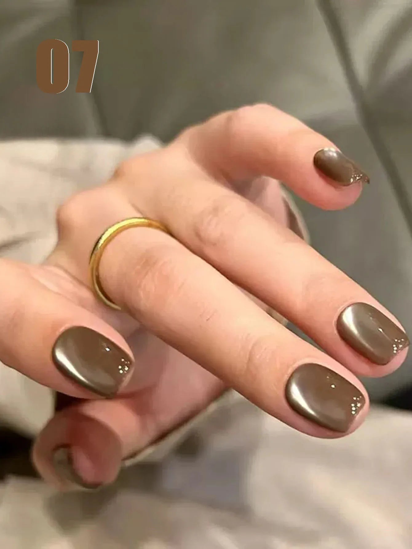 12ML 1-21pcs Autumn Nails Toe Selling Whitening Glass Bead Cat Eye Gel Nail Polish Black Nails Nail Art Grey Cat Eye Nail Glue