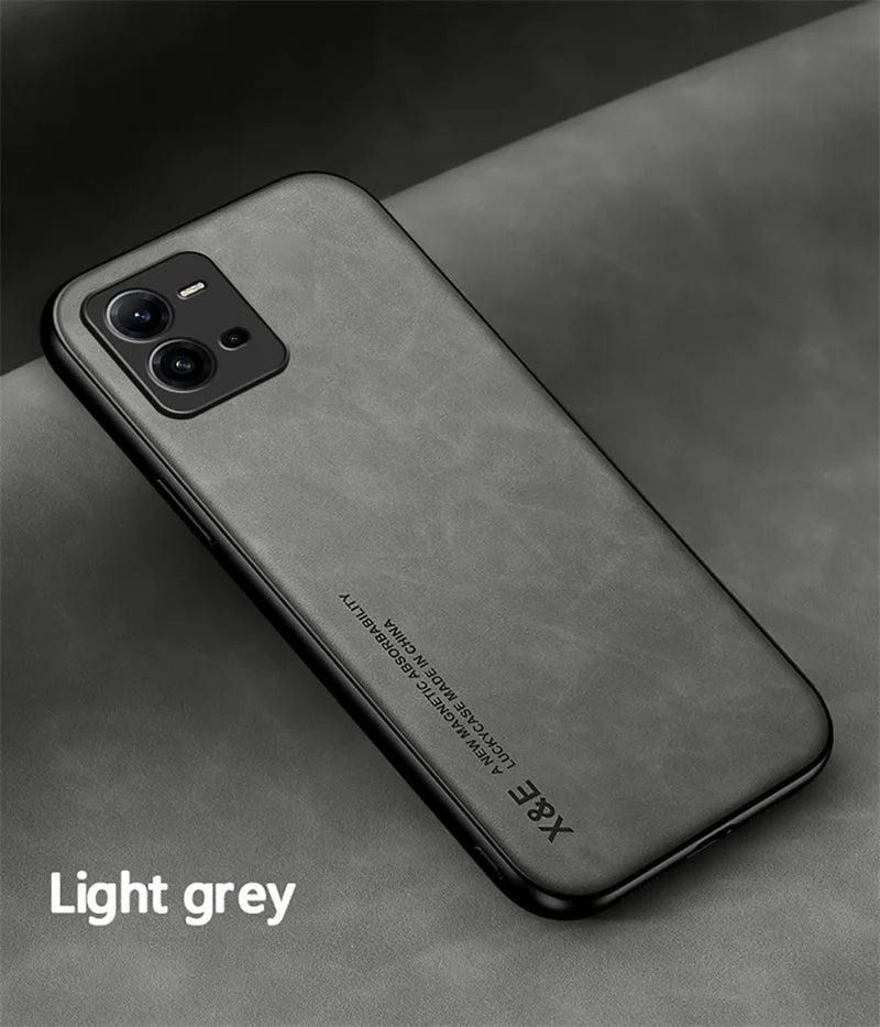 For Vivo V25E V25 Case Magnetic Car Texture Leather Shockproof Phone Case For Vivov25 Vivov25e V 25 E 25E 4G 5G 2022 Back Cover