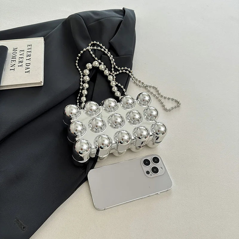 Acrylic Small Square Bags for Women Trend 2024 Fashion Evening Handbag Woman Chain Hard Cute Mini Female Shoulder Crossbody Bag