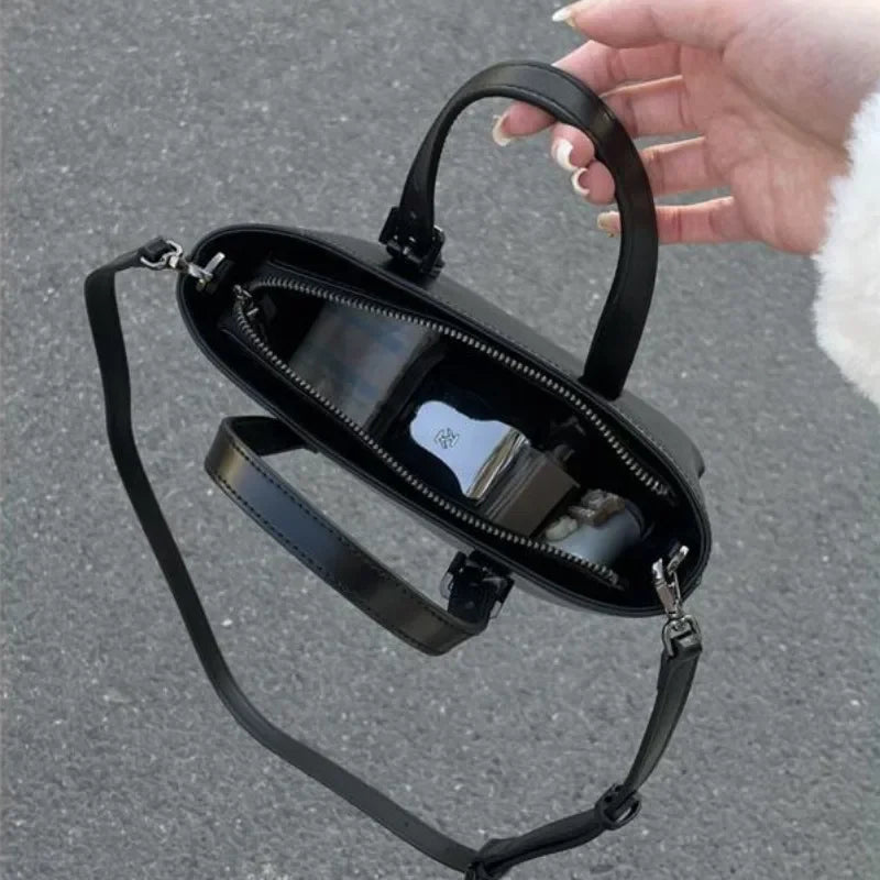 Tote Handbag for Women 2024 New Versatile Korean Niche Bags Retro Small Commuting Hand-held Crossbody Bag