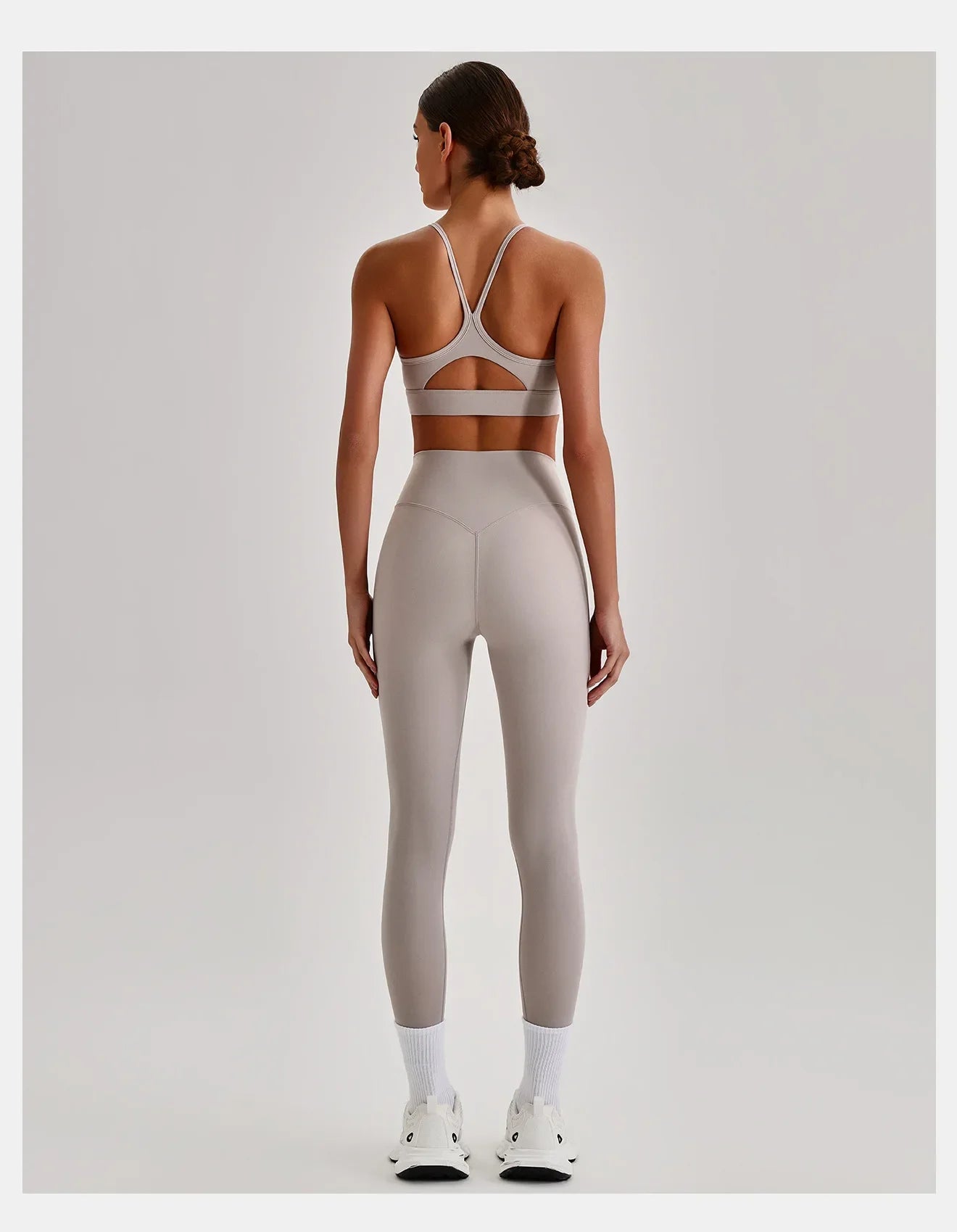 Women's Yoga Sets High Waist Tummy Control Leggings Push Up Sportswear Gym Workout Outfits Sports Fitness Clothes Hot Sale New