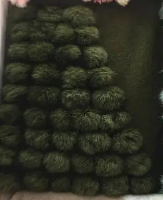 20 Colors Triangle Real Rabbit Fur Ball Shawl Wraps Winter Women Cashmere Tassel Cape Pompon Cloak Lady Mum Gift Casaco Feminino