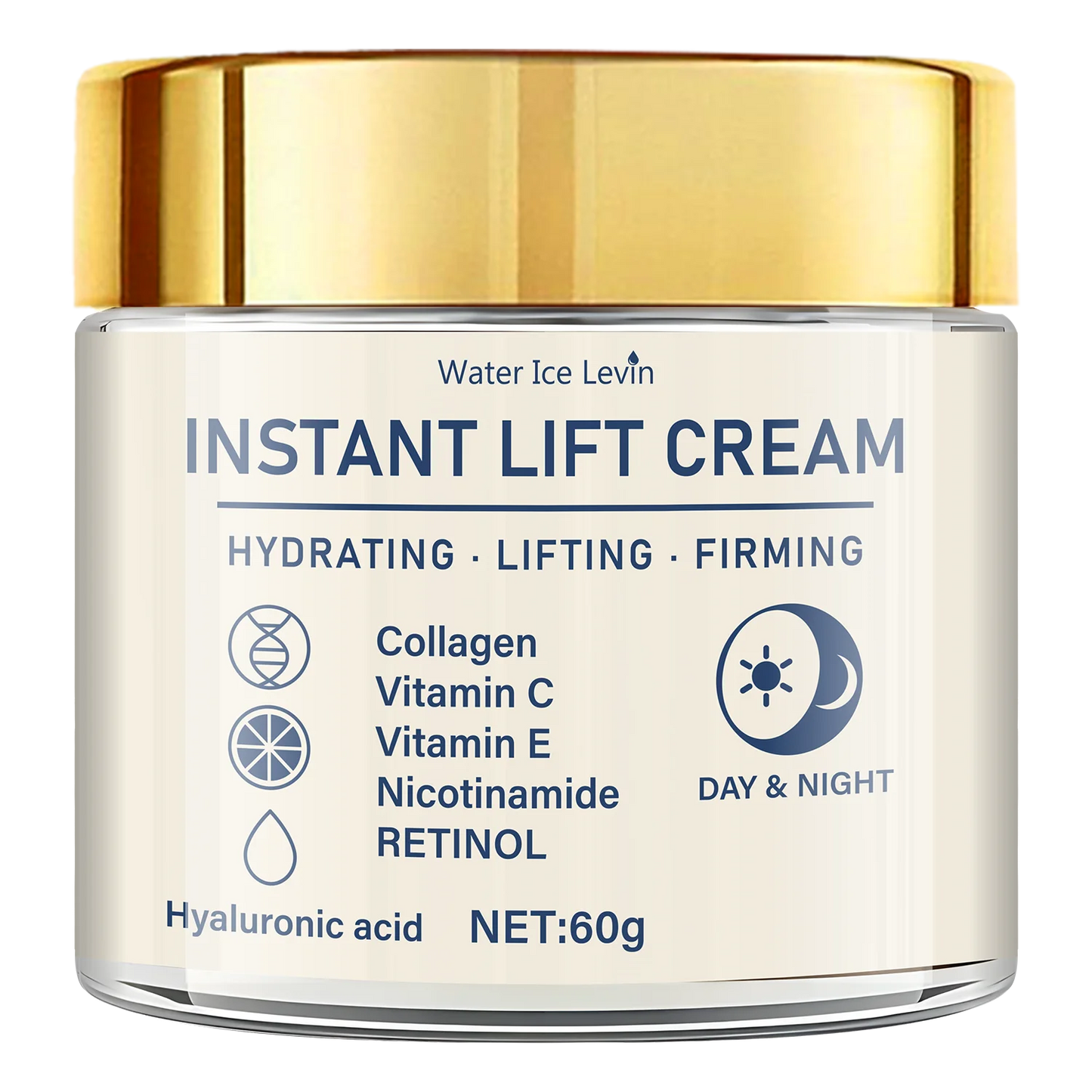 Facial Firming Lifting Cream - Rich in Hyaluronic Acid, Retinol, Firming and Firming, Moisturizing Skin, Suitable for Any Skin, Daily Skin Care Products