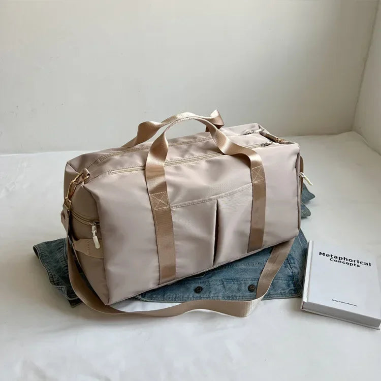 Training Yoga Sporttaschen Fitness Gym Taschen Nass Trocken Separate Gepäcktasche mit separatem Schuhfach Reisetasche Handtasche