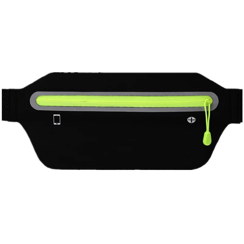 New slim fit sports waist bag with multifunctional running phone bag for men and women, waterproof outdoor leisure 6.5-inch fitn