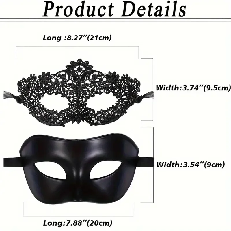Valentine's Day Mask and Collar Set for Couples Costume Parties Cosplay and Fun Accessories to Spice Up the Celebration