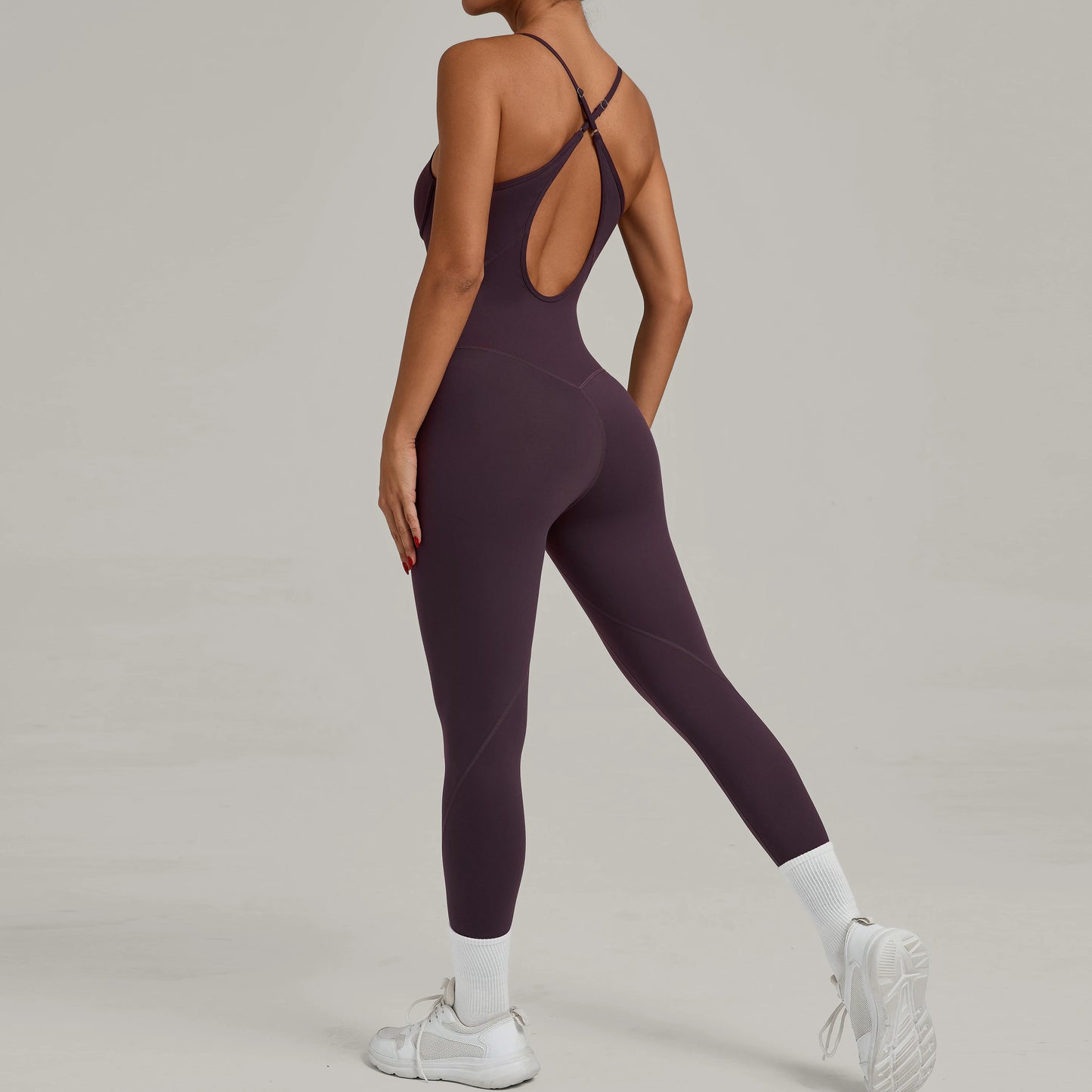 Padded One-Piece Yoga Clothes Sportswear Women's Gym Push Up Workout Clothes Fitness Sports Fitness Wear Yoga Jumpsuit