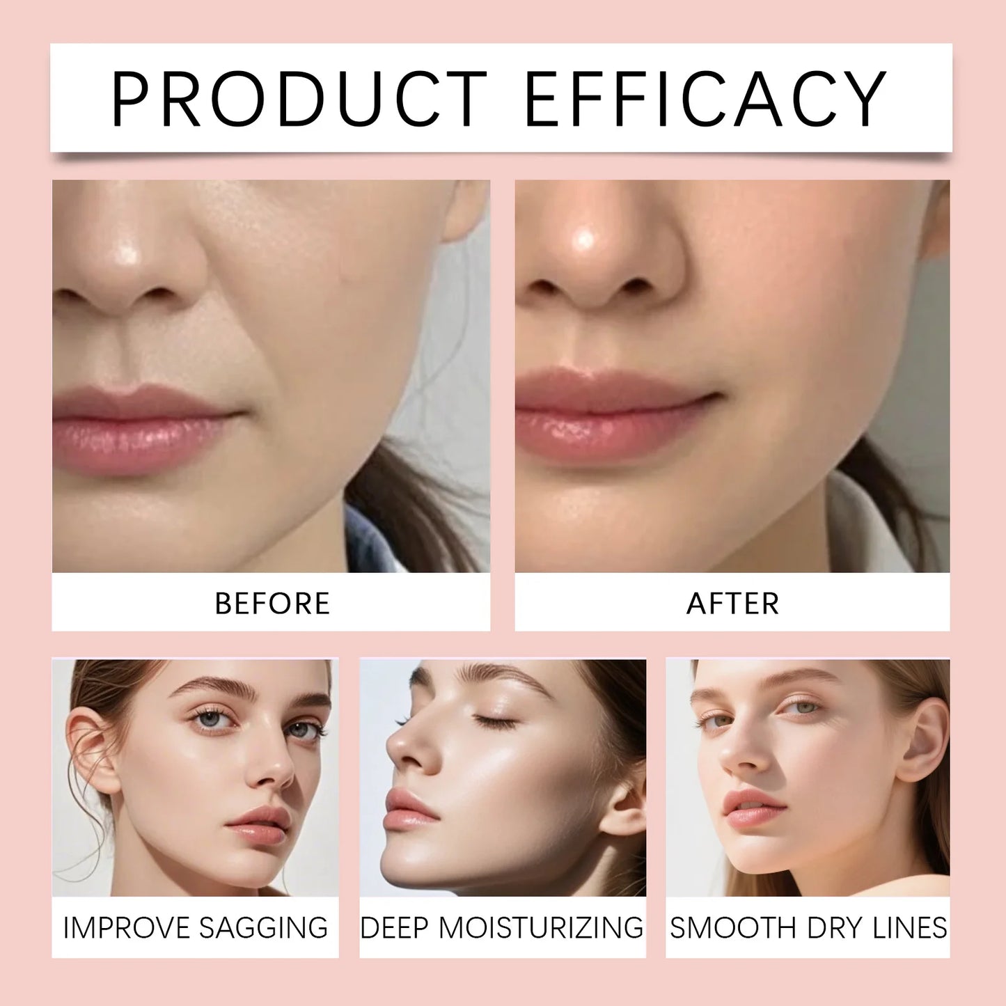 Facial Serum for Deep Hydration Anti Aging Winter Skincare Gift Set with Moisturizing Repair Dry Skin Care Sensitive Skin