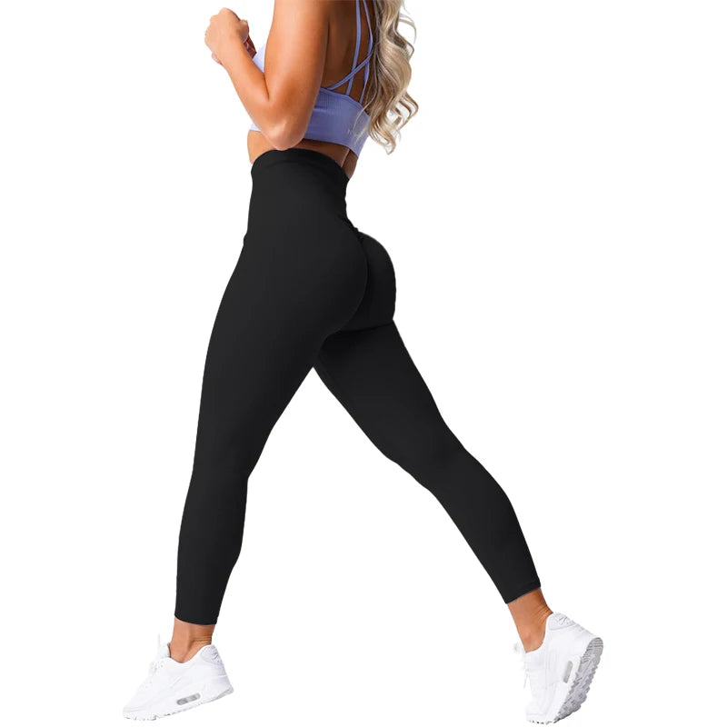NVGTN Gefleckte Scrunch-Nahtlose Leggings für Damen, weiche Workout-Strumpfhosen, Fitness-Outfits, Yogahosen, Fitnessstudio-Kleidung