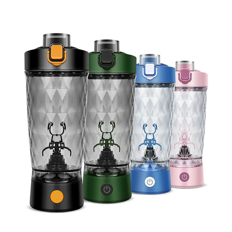 650 ml elektrischer Proteinpulver-Mischbecher, automatischer Shaker-Flaschenmischer, Shake-Flasche, Milchkaffee-Mixer, Wasserkocher für das Fitnessstudio im Freien