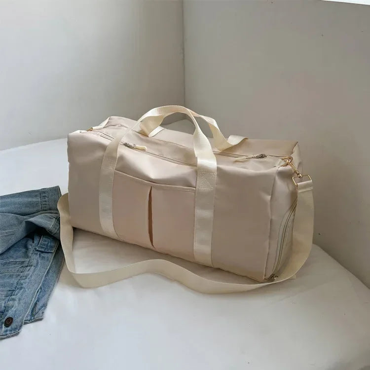 Training Yoga Sporttaschen Fitness Gym Taschen Nass Trocken Separate Gepäcktasche mit separatem Schuhfach Reisetasche Handtasche