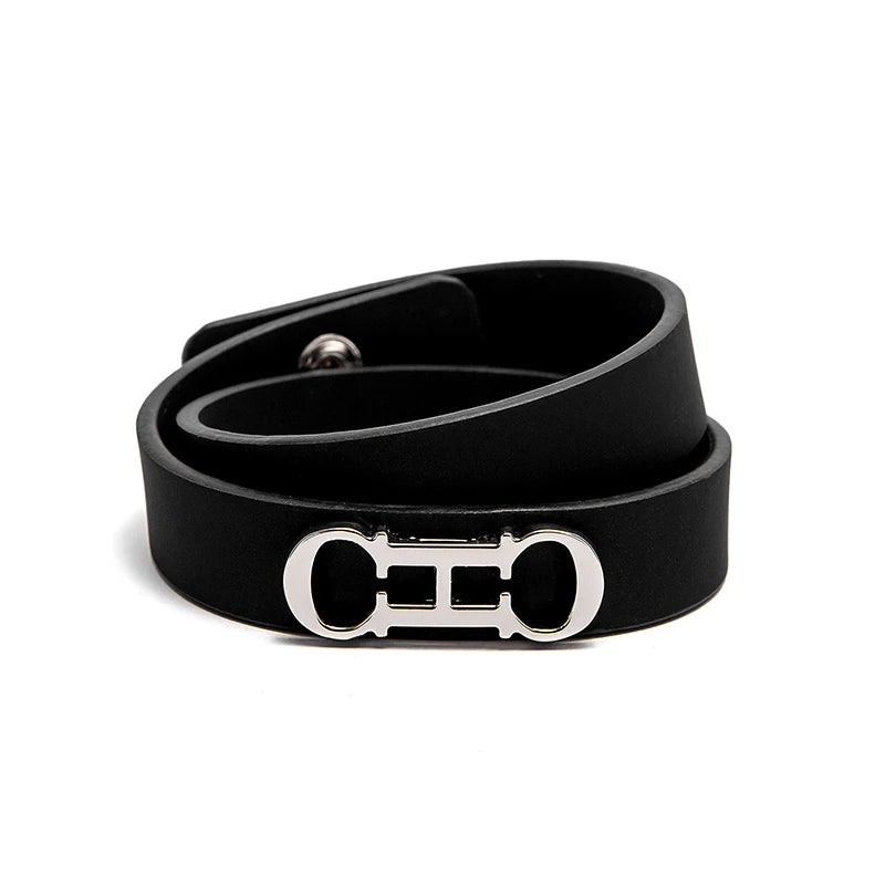 Fashion New Women's Bracelet Simple Solid Color Letter Metal Design Women's Bracelet