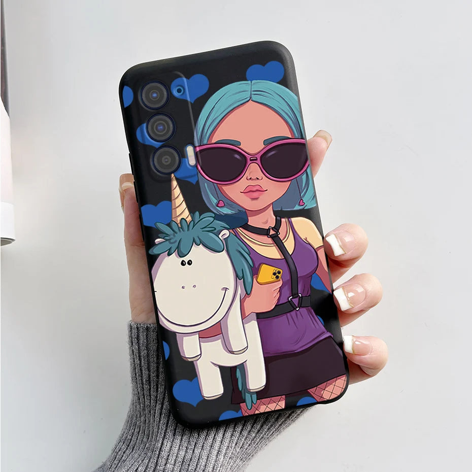 Silicon Case For Motorola Edge (2021) / Edge 5G UW (2021) Fashion Marble Pattern Soft TPU Phone Cases For Edge 2021 XT2141 Funda