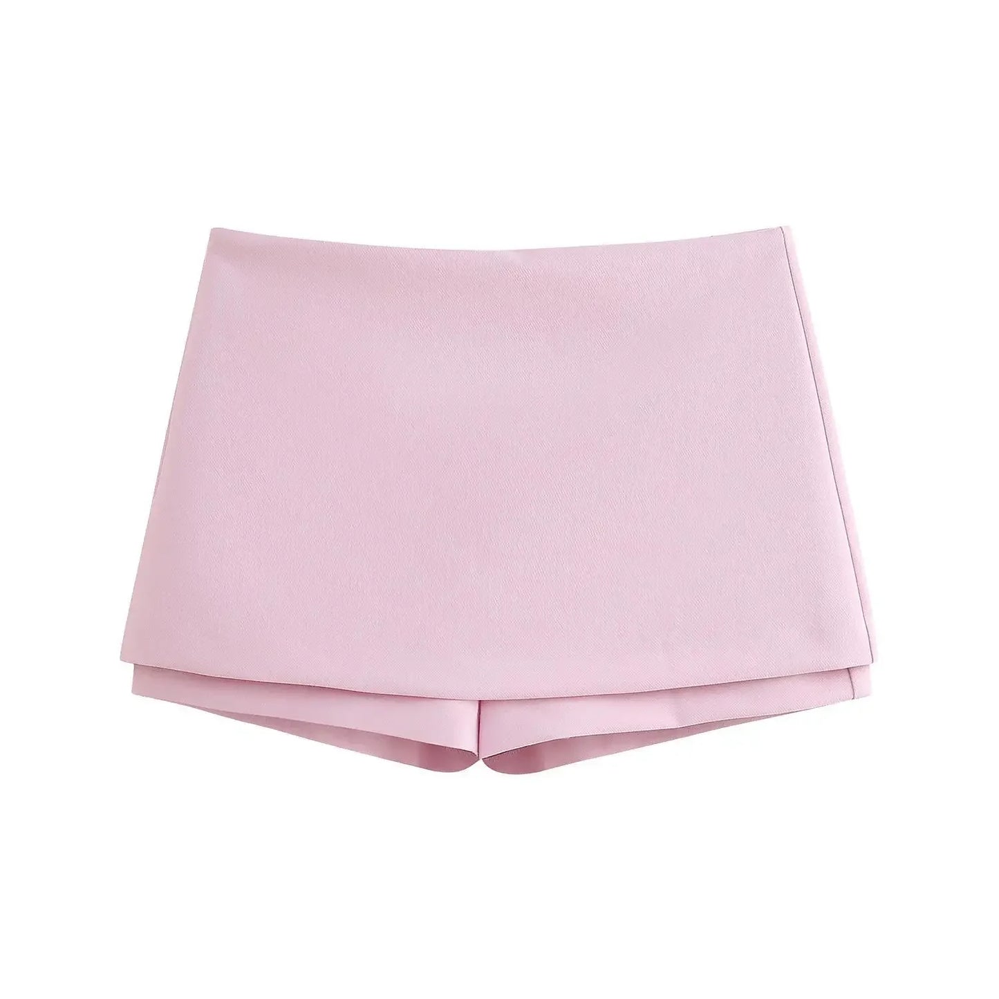 Street Style Slim Fit Low Waist Pure Color Short Skirt Spring New Arrival Women's Fashion Casual Skirt Set with Top