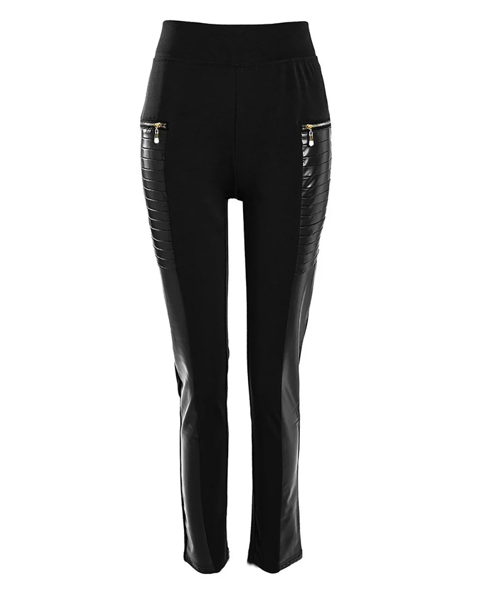 Women Long Pants Sexy Sheah Pencil Pant Slim Streetwear High Waist Zipper Mom Casual Streetwear Elegant Splice Y2k Capris