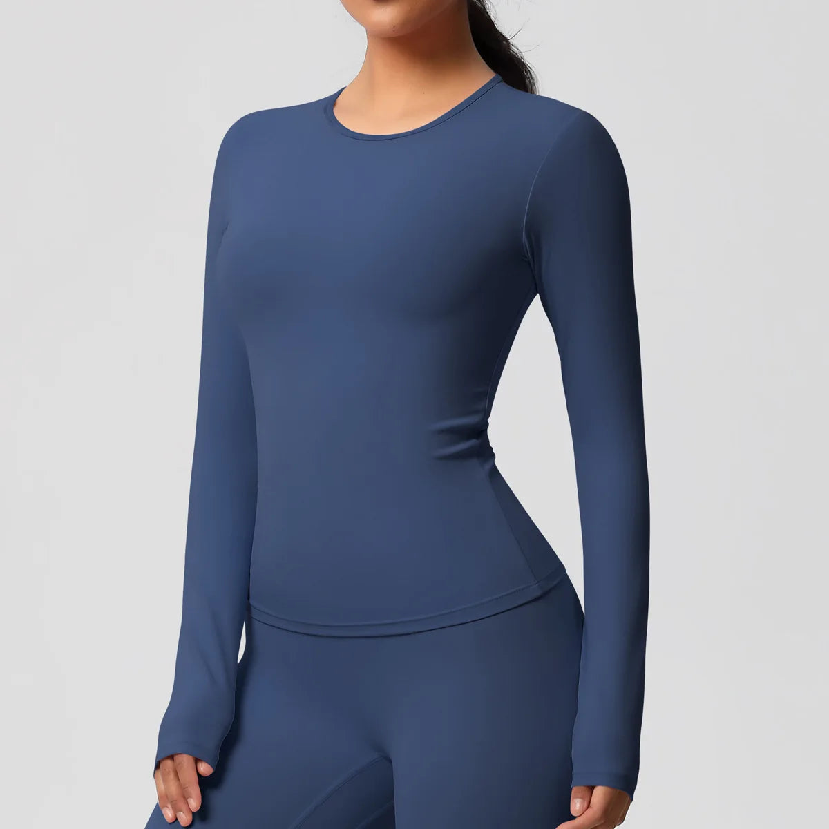 Yoga Suit Gym Sports Set Women Quick-Drying Fitness Set Female Tracksuit Running Workout Long Sleeve Sports Shirt Sportswear