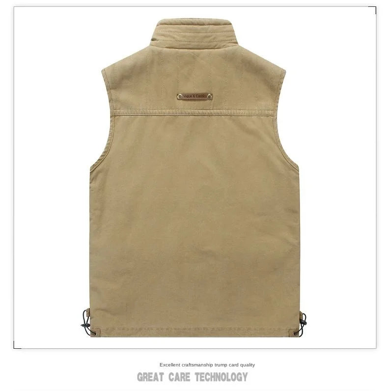 Taktische Jacken Weste Herren Jacken Jersey Westen Denim Ärmellose Jacke Sommer Arbeitskleidung Mesh Mann Übergröße Oberbekleidung Bestickt