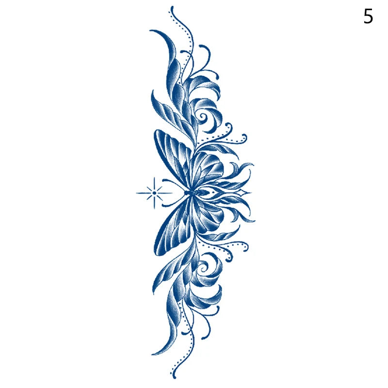 1pc Dragon Tattoo Sticker Realistic Dragon Fake Tattoo Stickers For Men Boys Kids 3D Dragon Temporary Tattoos Washable Tattoos