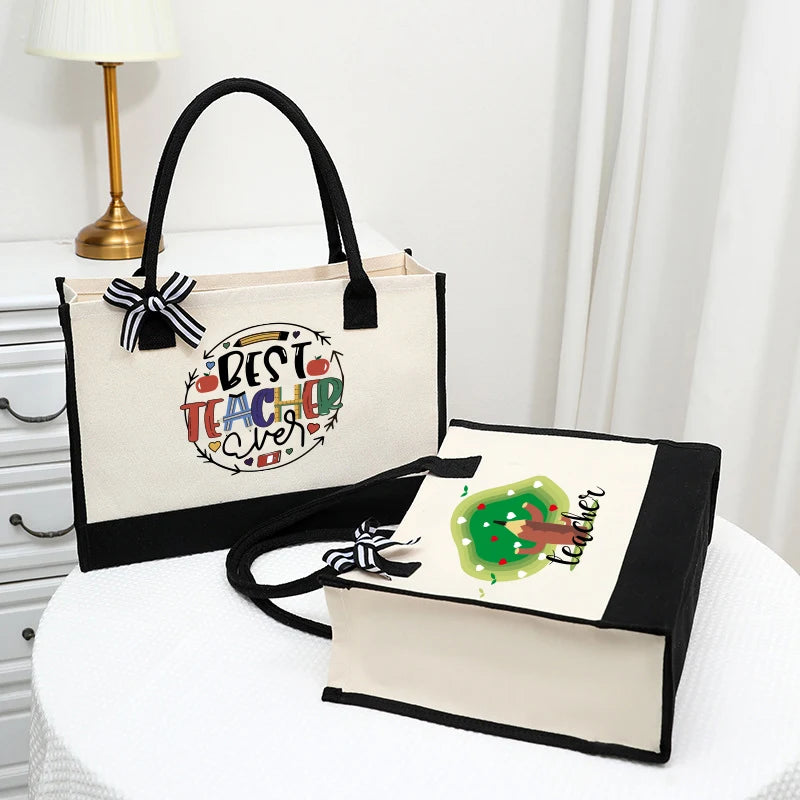 Daily portable unisex large handbag, large capacity personalized printing shoulder hand carry tote bag