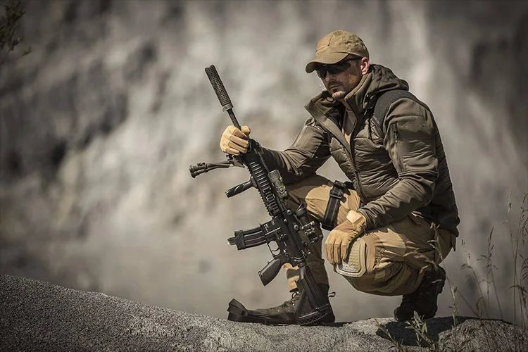 Taktische Jacke ISG 2.0 Softshell-Jacke, doppelseitiger Plüschmantel, abnehmbarer Hut, Outdoor-Camping-Jagd-Bergsteigerjacke