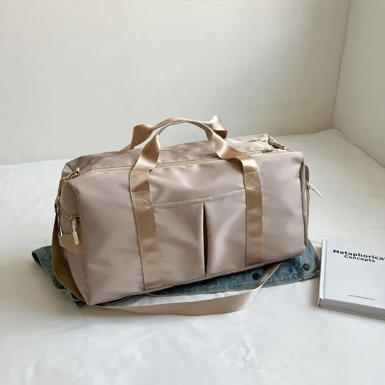 Training Yoga Sporttaschen Fitness Gym Taschen Nass Trocken Separate Gepäcktasche mit separatem Schuhfach Reisetasche Handtasche