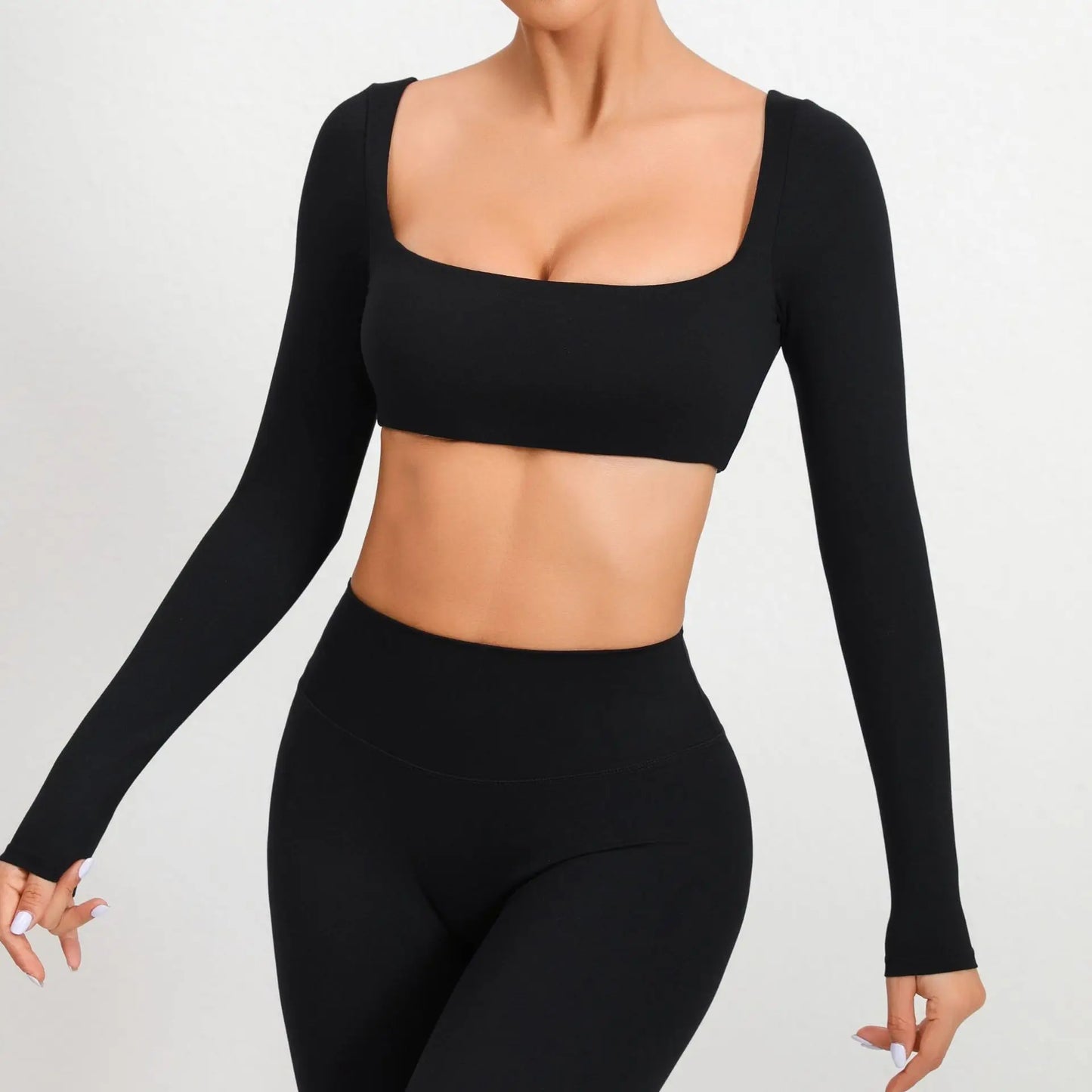 Sexy Fitness Long Sleeve Yoga Clothes Backless Gym Top Women Breathable Sports Crop Yop Shirts Quick Dry Sportswear Women Top