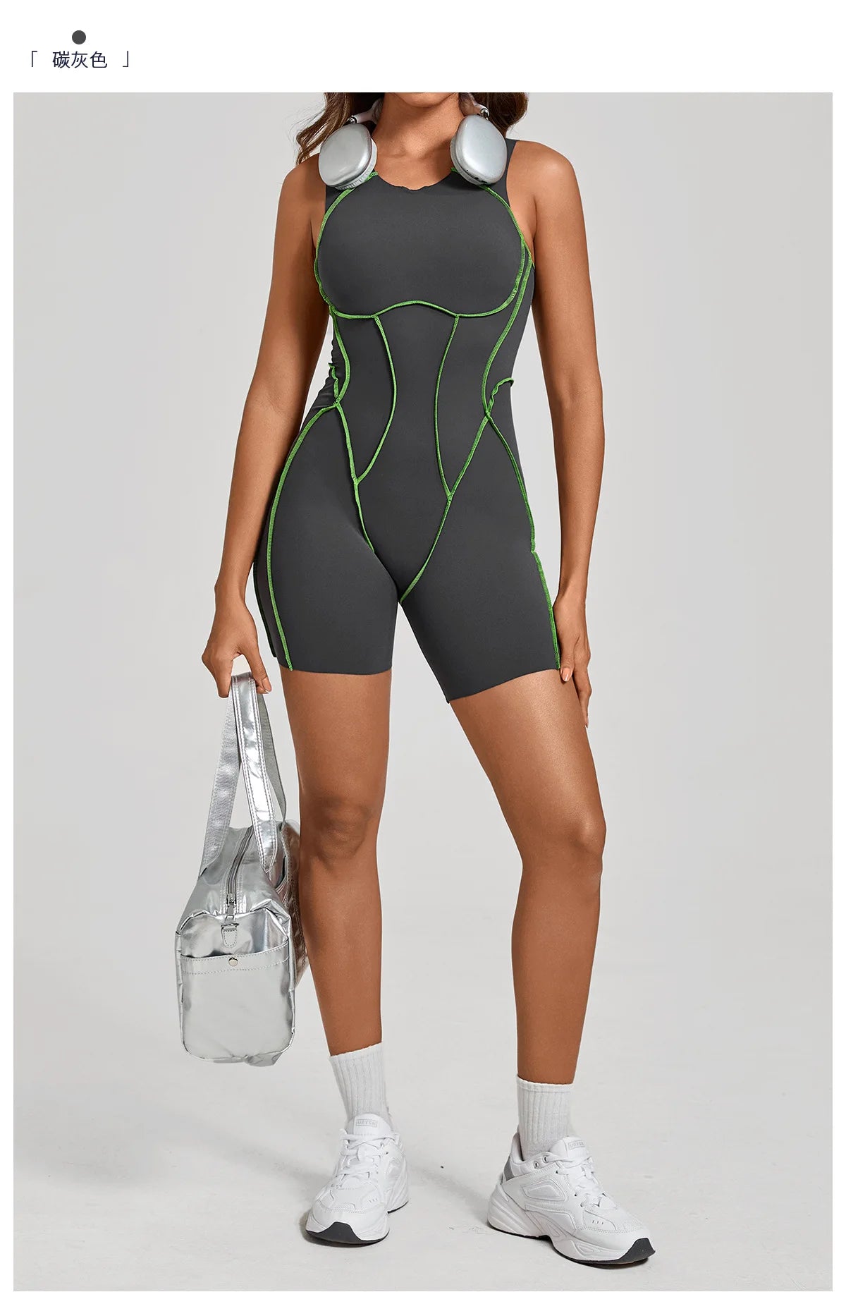 Women's Workout Clothes Sexy Outfits Jumpsuit Compression Shirt Gym Workout Woman Bodysuit Women's Fitness Gym Female Clothing