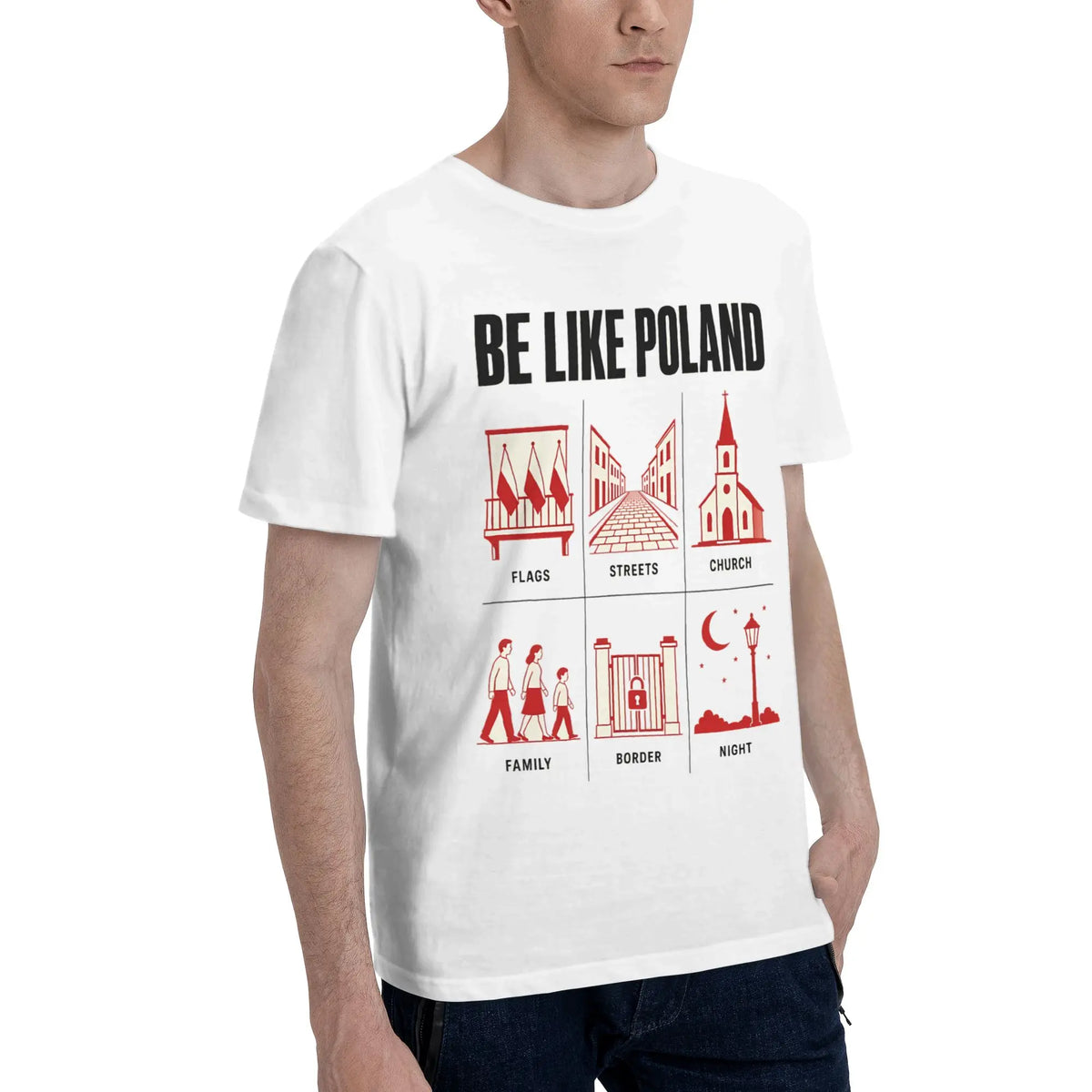 Mens Womens Be Like Poland Polska Polish Flag  T Shirt Cotton Fashion Tee Shirts  Top Clothing