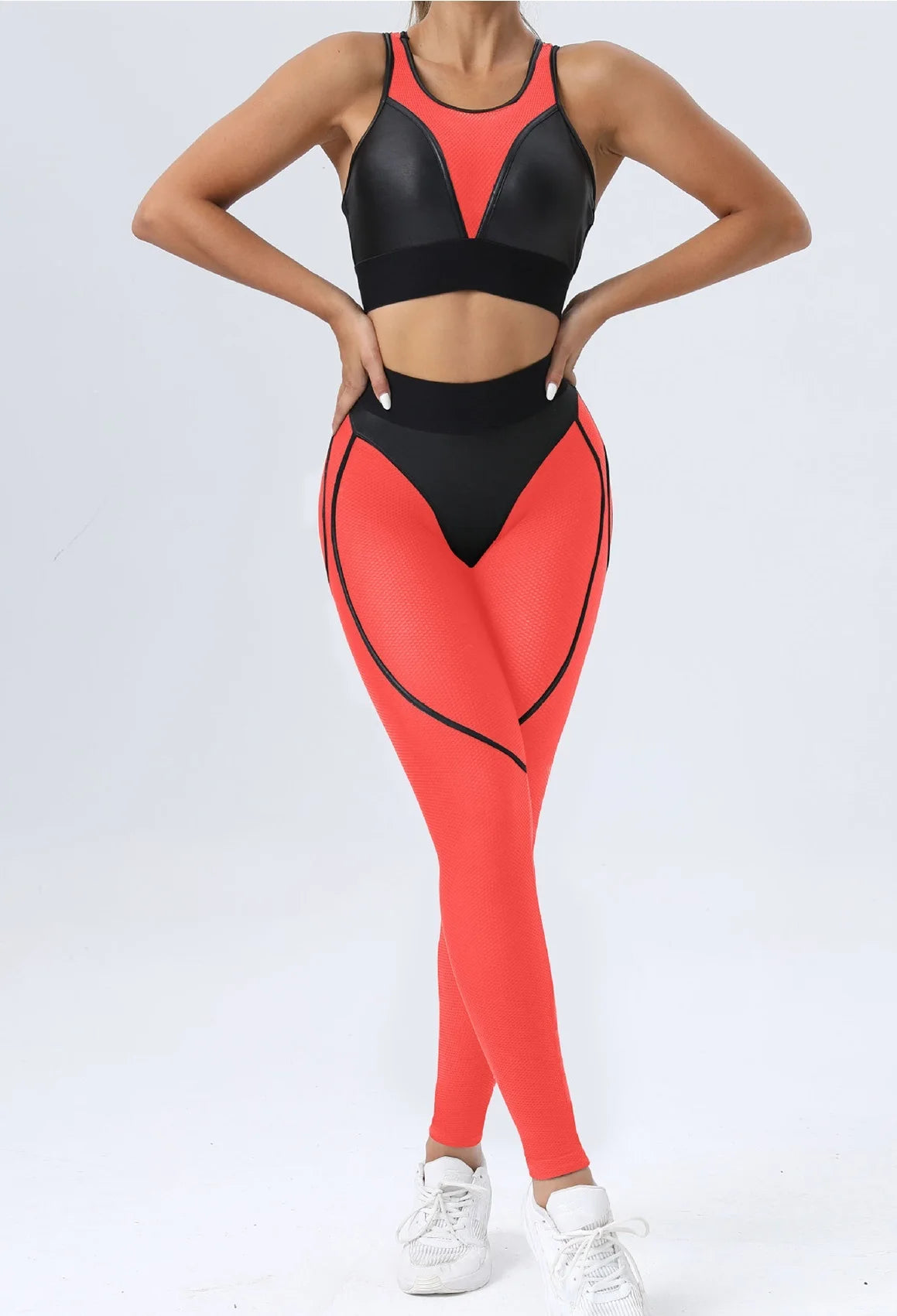 Cloud Hide COOL Girl Yoga Set Gym Sports Suit Women Black Tracksuit Clothes Workout Shorts Crop Top Bra Shirt Fitness Sportswear