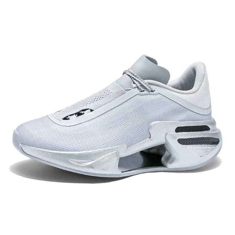 High Quality Men Basketball Shoes Comfortable Non Slip Shock-absorbing Sneakers Have Thick Soles Hollowed Out Fashion Runn Shoes