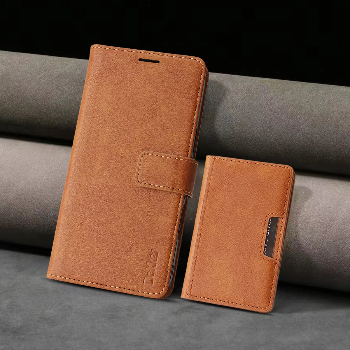 3-in-1 Luxury Leather Wallet Detachable Flip Cover For iPhone 16 15 14 13 12 17 18 Pro Max Plus For Magsafe Credit Card Wallet