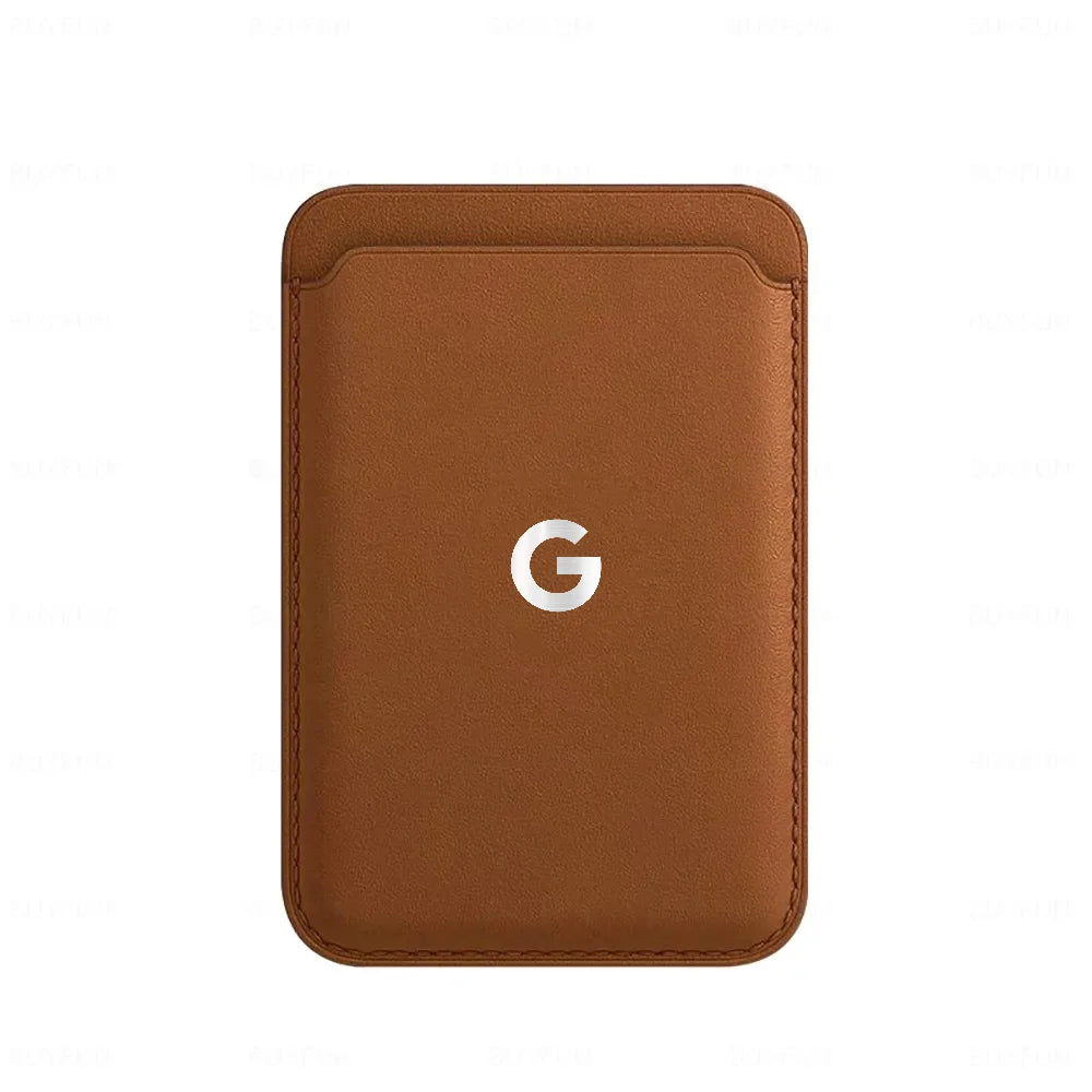 Original PU Leather Strong Magnetic Card Wallet Holder for Google Pixel 11 10A 8 7 Pro XL for Magsafe Slim Credit Card Slot Bag